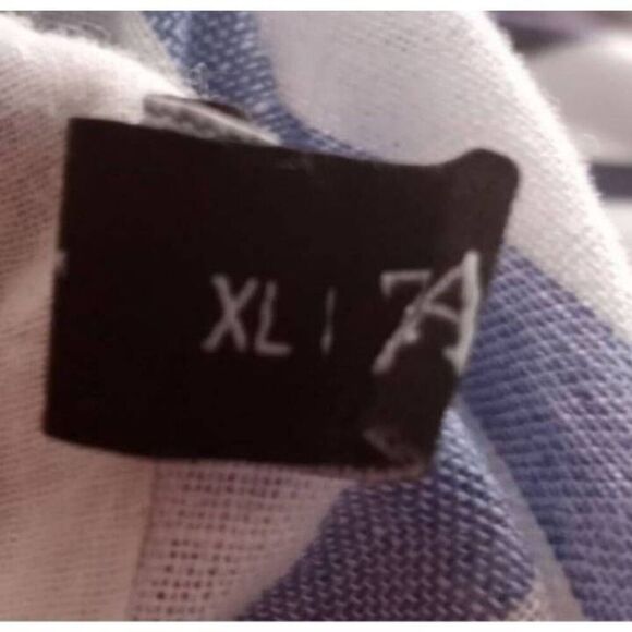 ZAFUL WHITE & BLUE STRIPE HALTER ROMPER SZ.XL EUC. - Picture 7 of 10